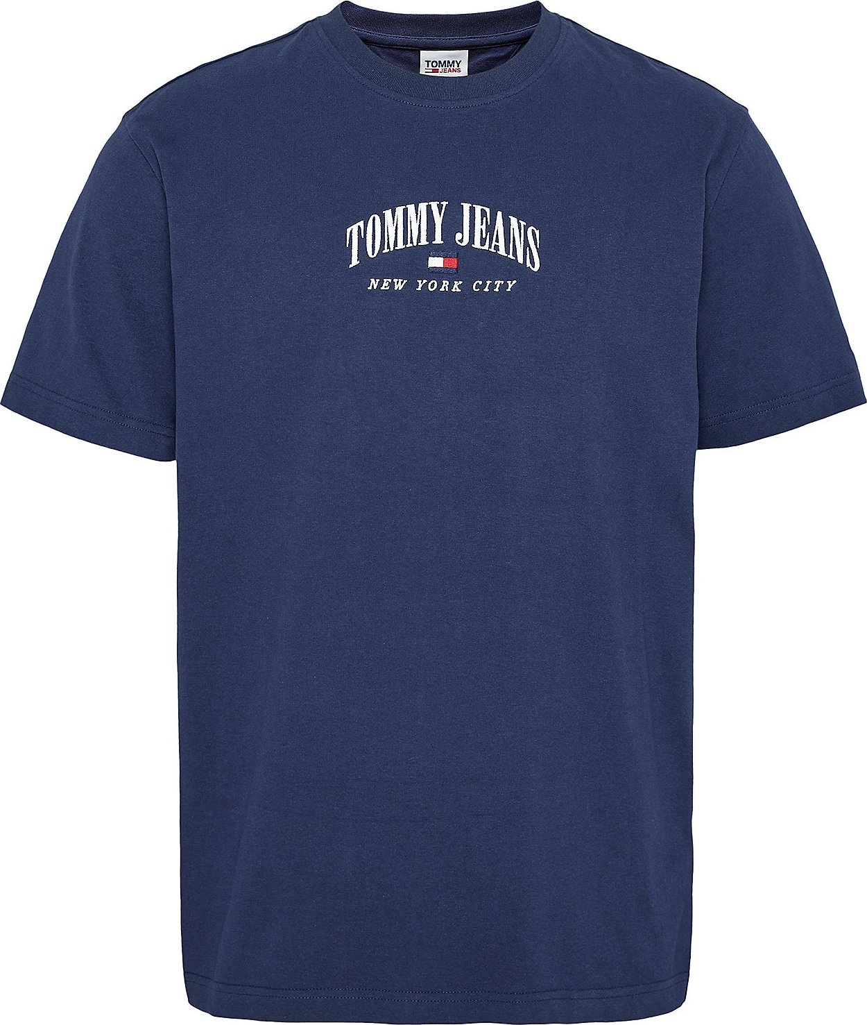 Tommy Jeans Tričko marine modrá / červená / bílá