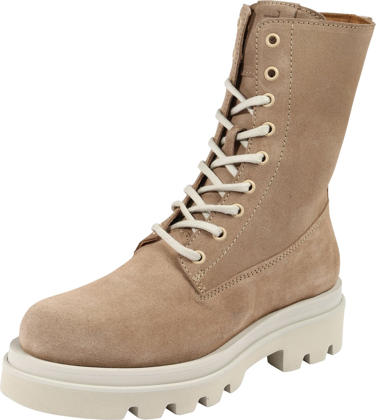 Toral Šněrovací kozačky tmavě béžová