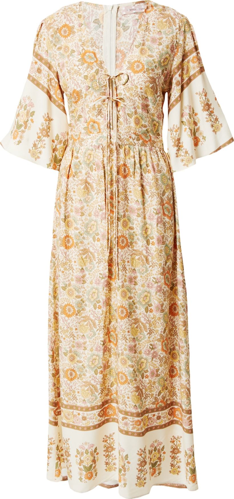 Traffic People Šaty 'Little Lies' krémová / mix barev