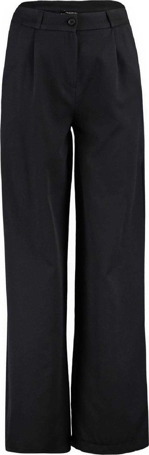 Trendyol Kalhoty se sklady v pase černá