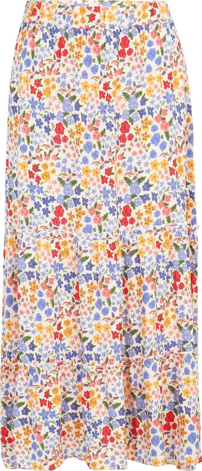 Trendyol Sukně režná / mix barev