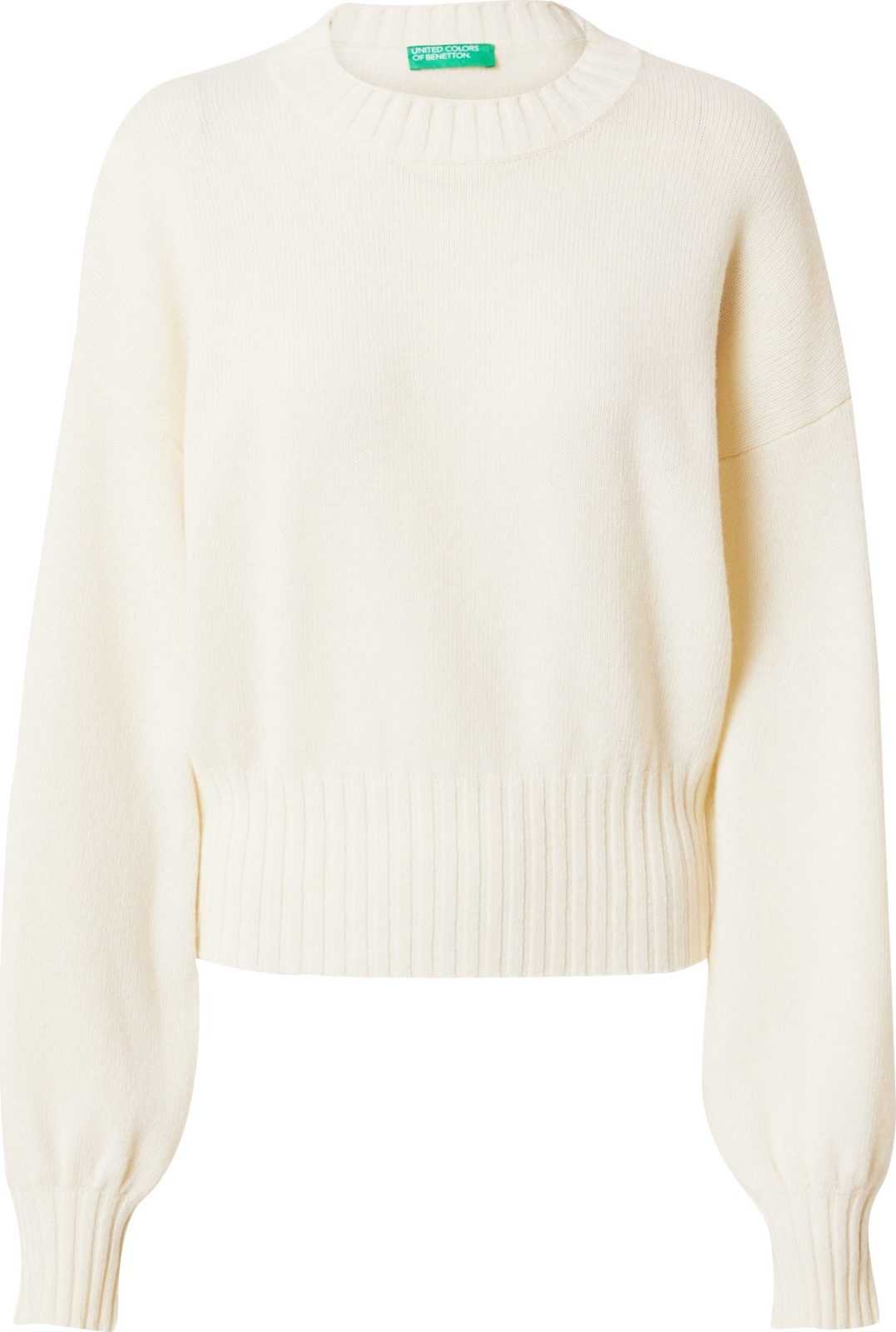 UNITED COLORS OF BENETTON Svetr krémová