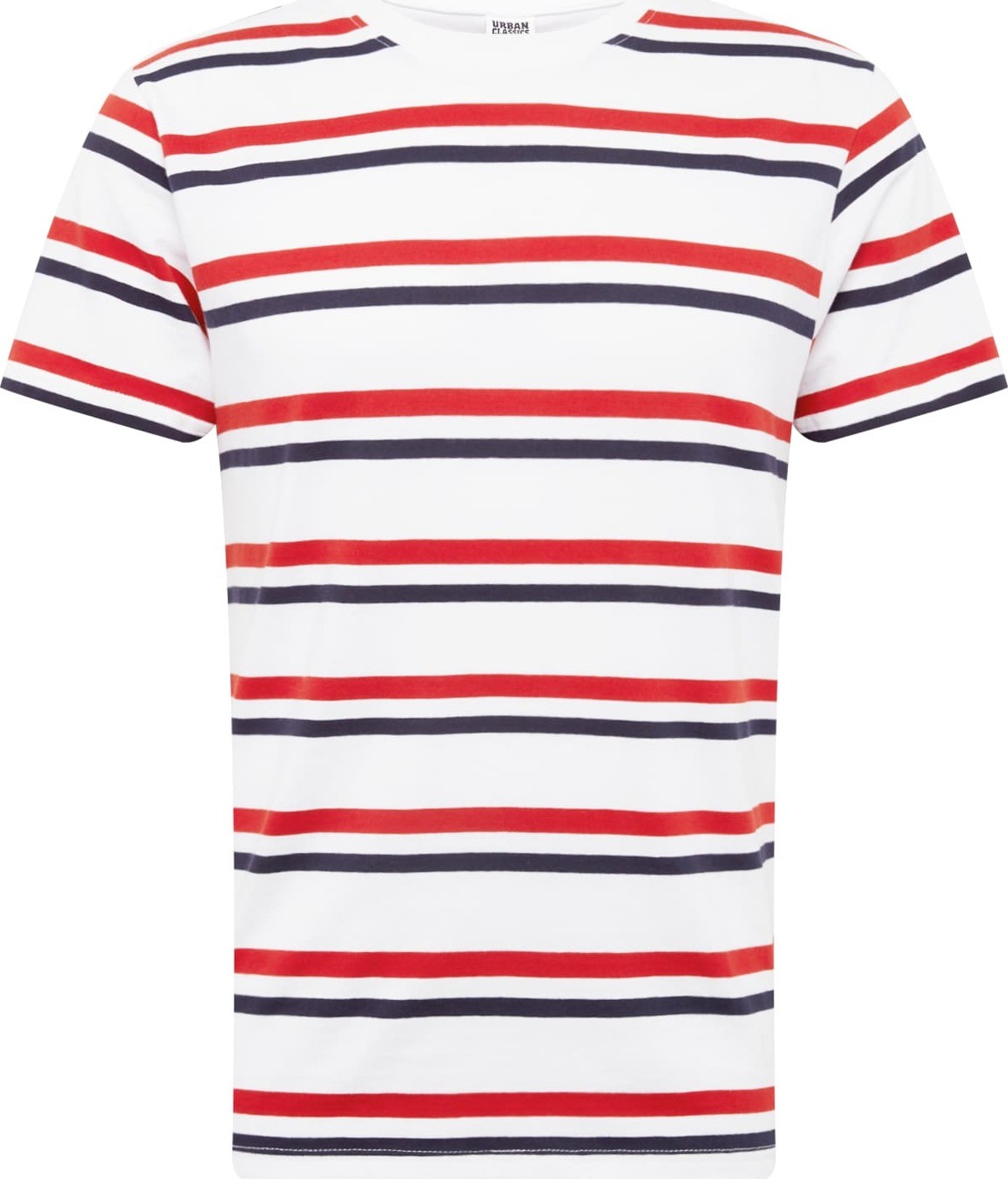 Urban Classics Tričko námořnická modř / červená / bílá