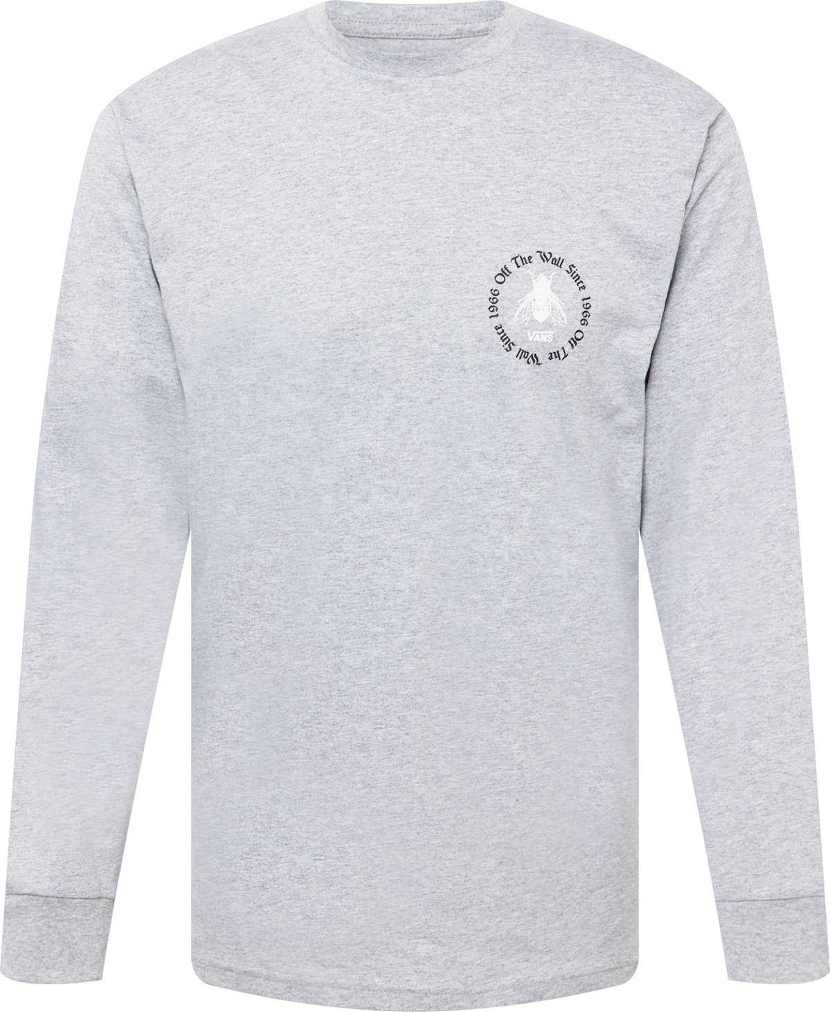 VANS Tričko šedý melír / černá / bílá