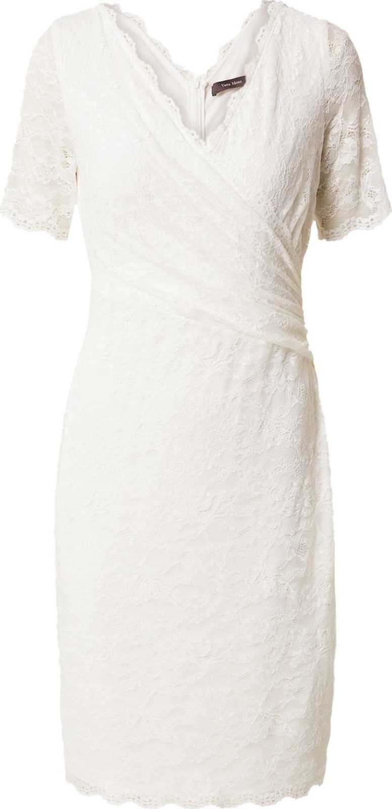Vera Mont Koktejlové šaty bílá