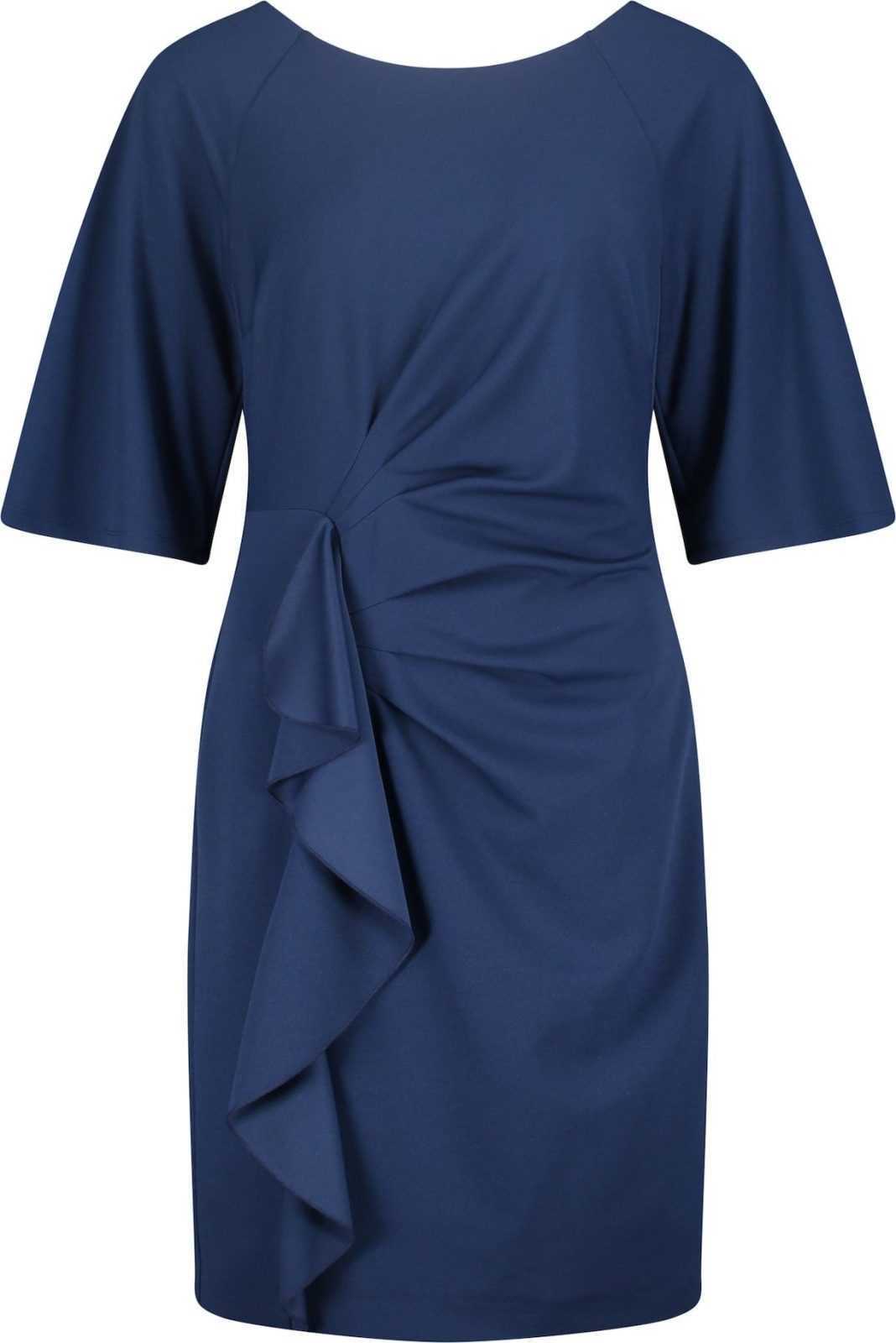 Vera Mont Koktejlové šaty námořnická modř