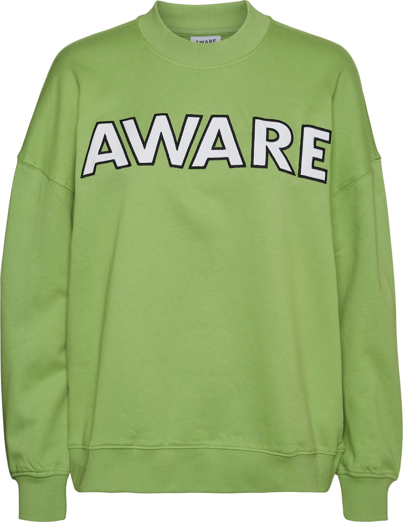 VERO MODA Mikina zelená / černá / bílá