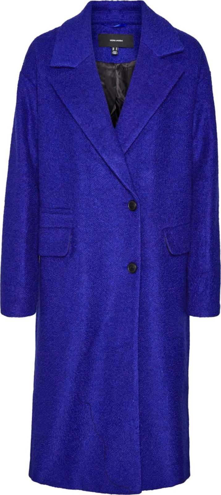 VERO MODA Přechodný kabát 'Mabel' modrý melír