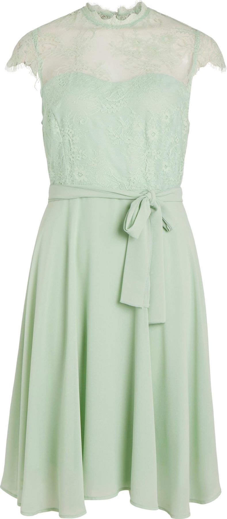 VILA Koktejlové šaty 'DIONA' pastelově zelená