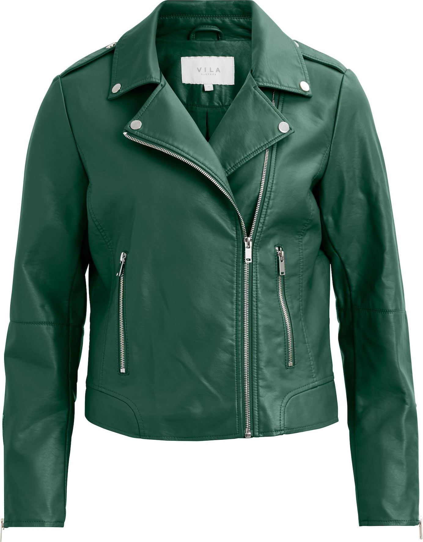 VILA Přechodná bunda 'Cara' zelená