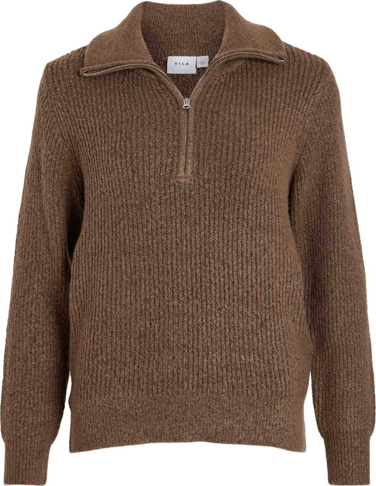 VILA Svetr 'BOOBA' hnědá