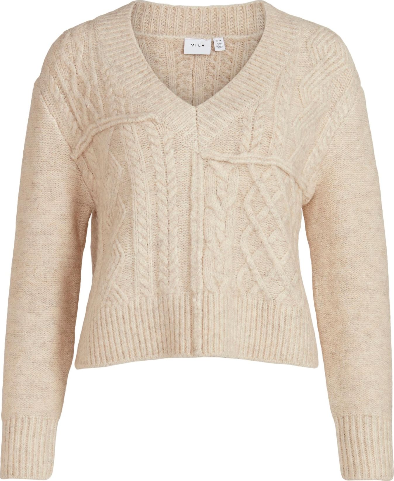 VILA Svetr 'Viri' světle béžová