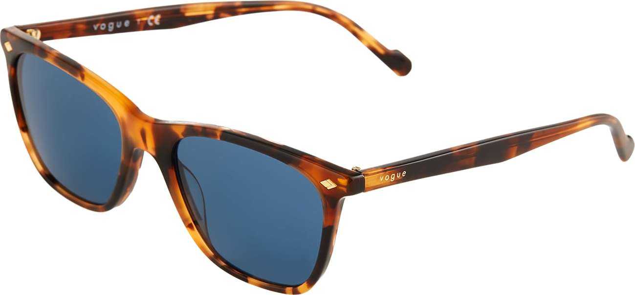 VOGUE Eyewear Sluneční brýle modrá / hnědá / medová