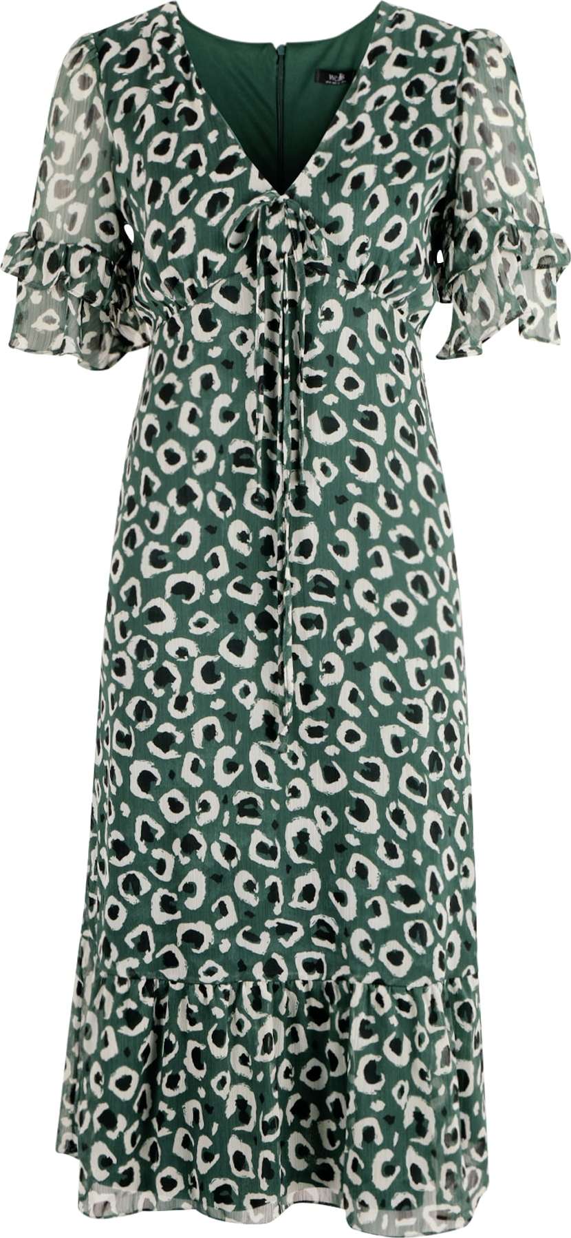 Wallis Šaty krémová / zelená