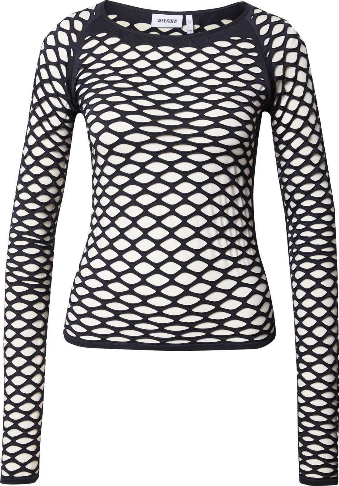 WEEKDAY Tričko 'Zala' černá