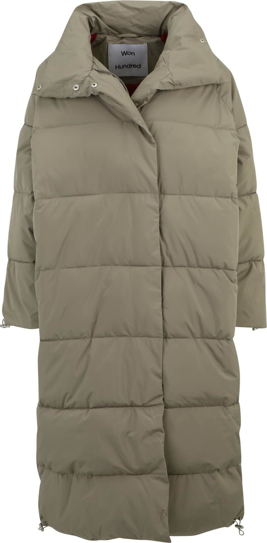 Won Hundred Zimní kabát světle zelená
