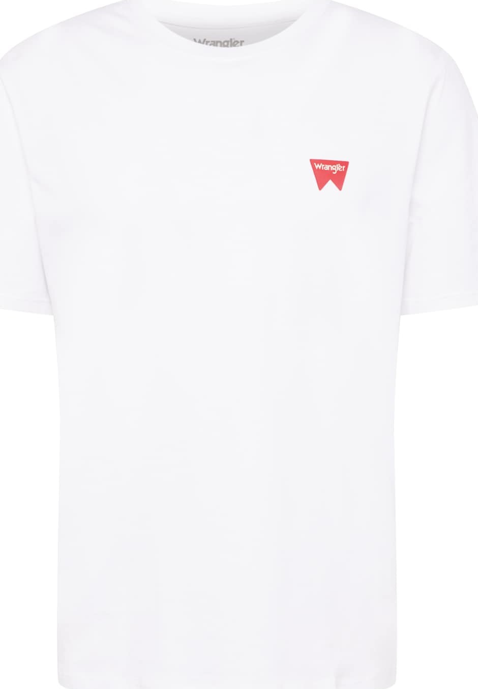 WRANGLER Tričko červená / bílá