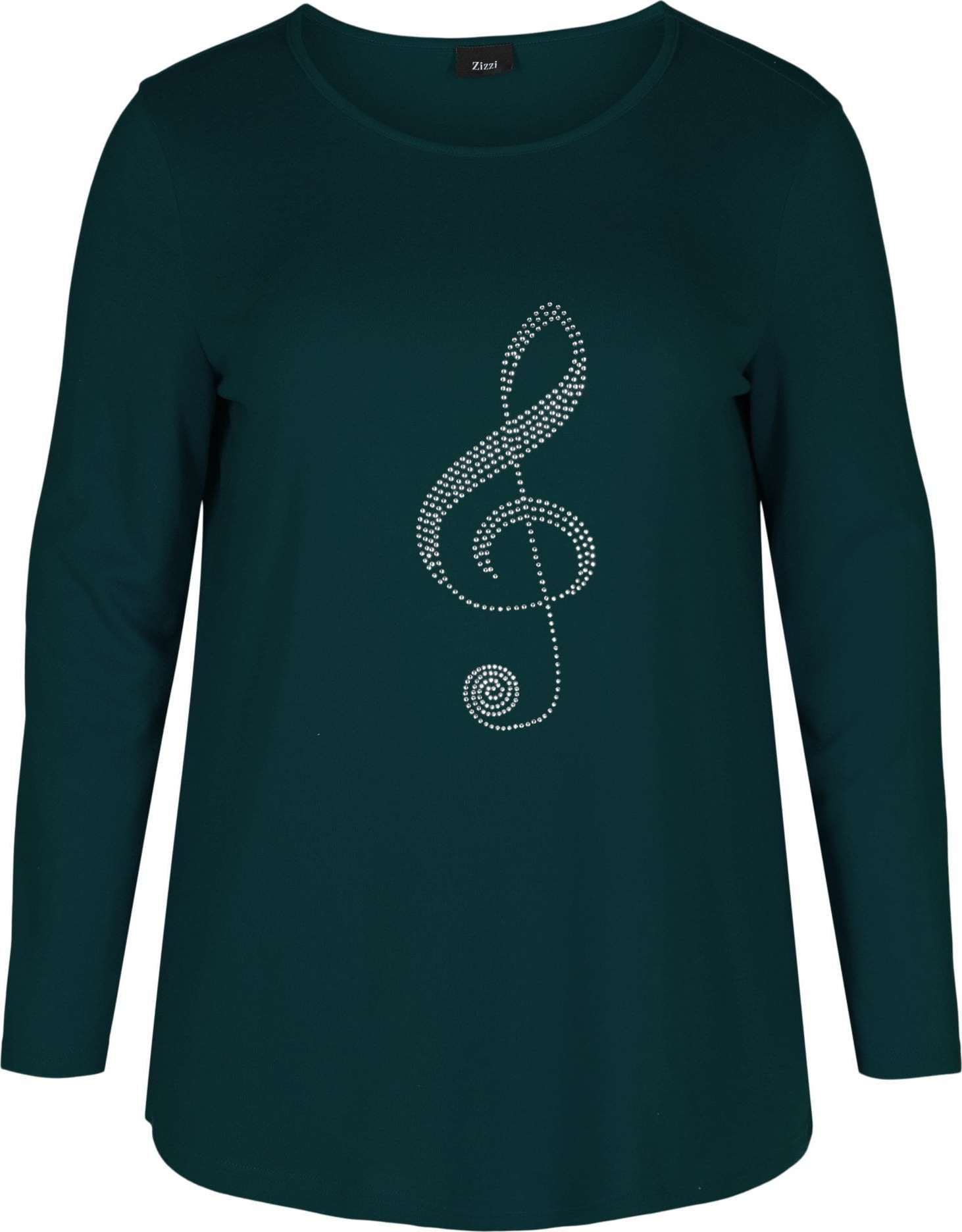 Zizzi Svetr 'VLUCCA' tmavě zelená