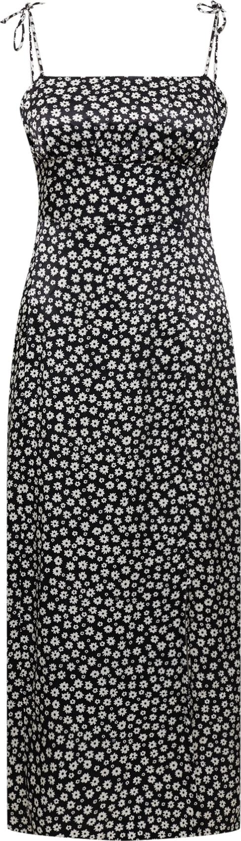 A LOT LESS Letní šaty 'Mary' černá / bílá