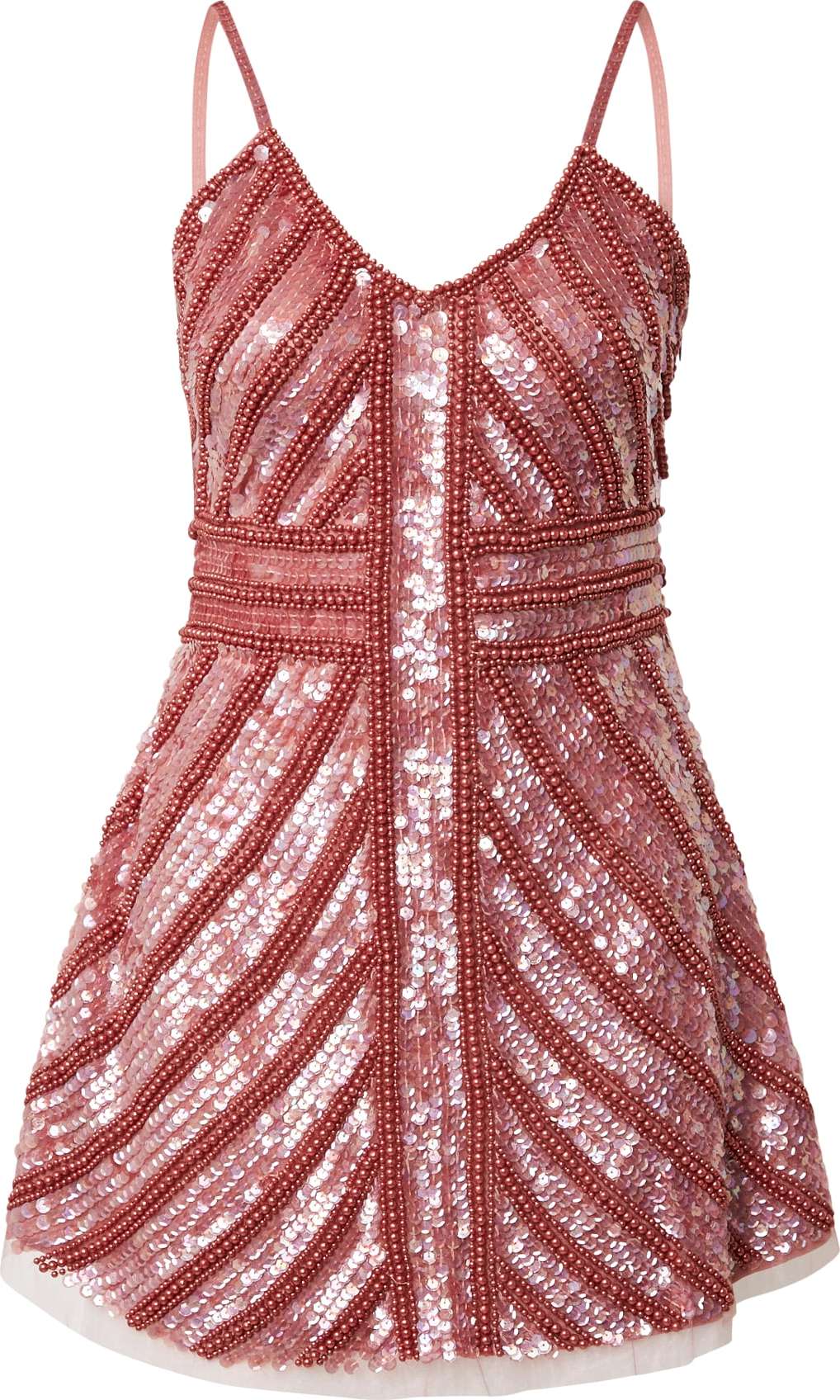 A STAR IS BORN Koktejlové šaty růžová / růže