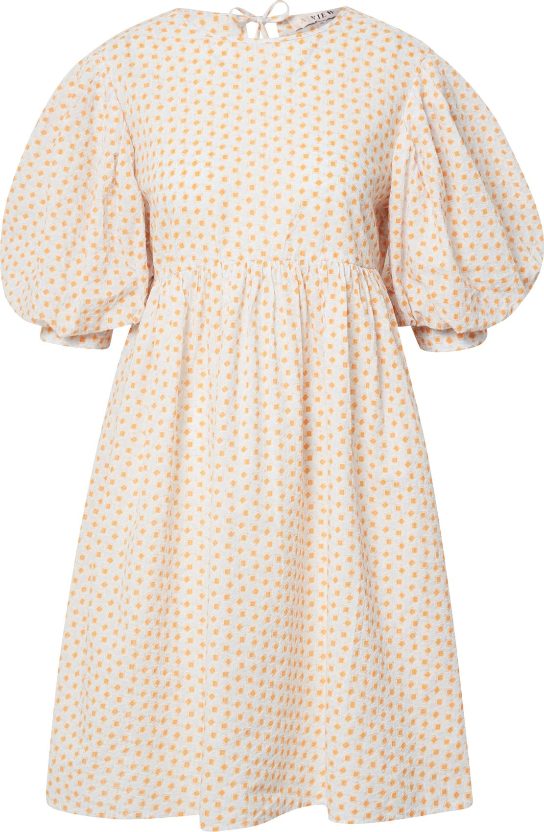 A-VIEW Šaty 'Casandra' oranžová / bílá
