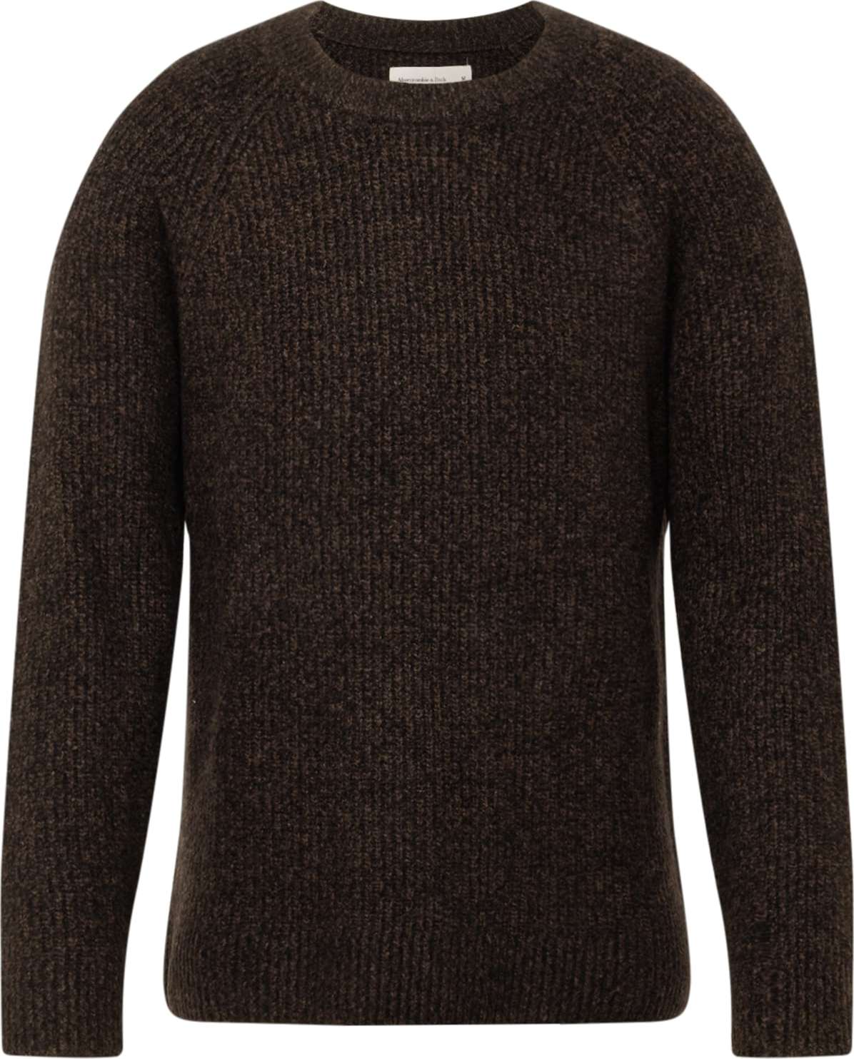 Abercrombie & Fitch Svetr tmavě hnědá