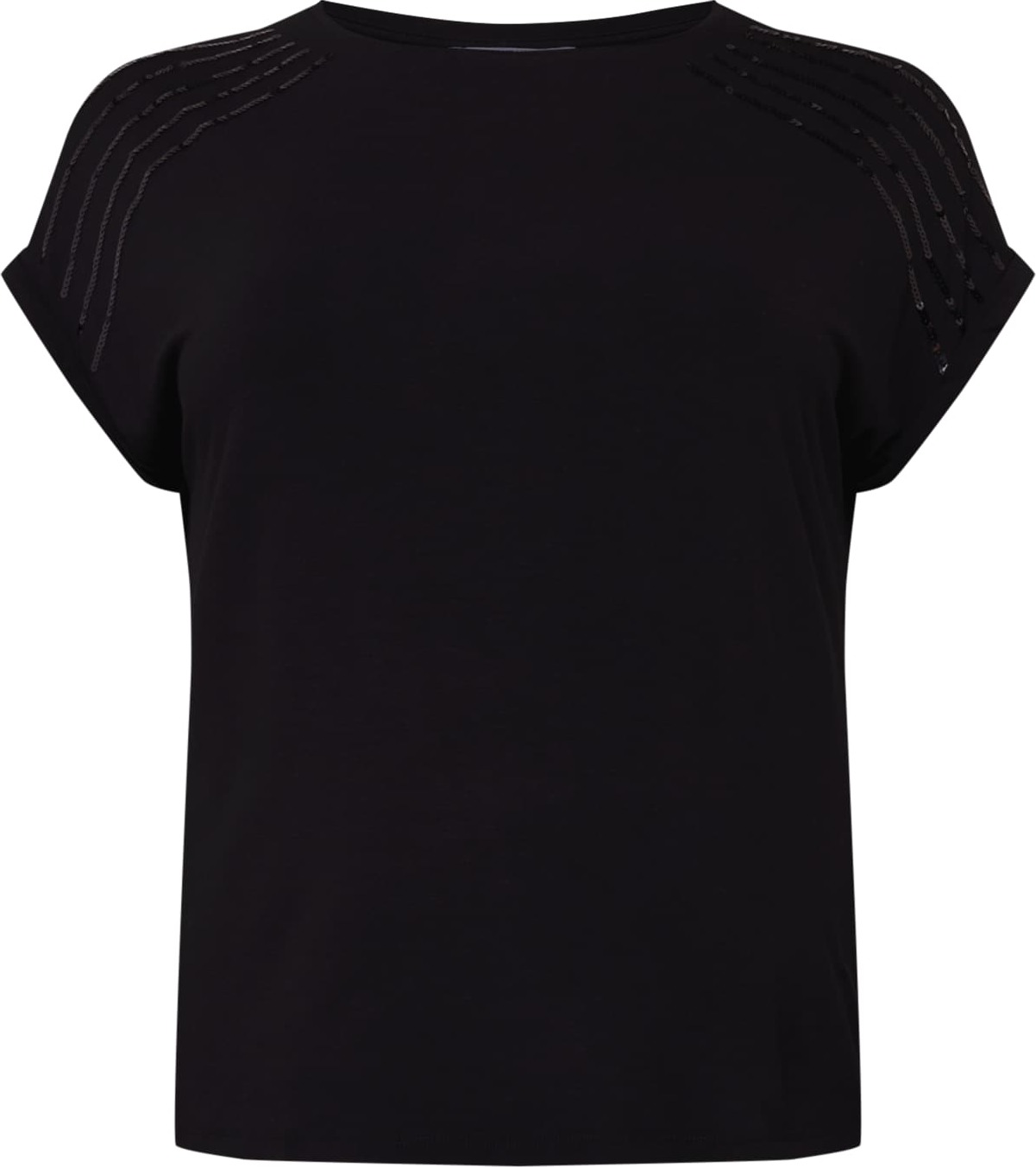 ABOUT YOU Curvy Tričko 'Denise' černá