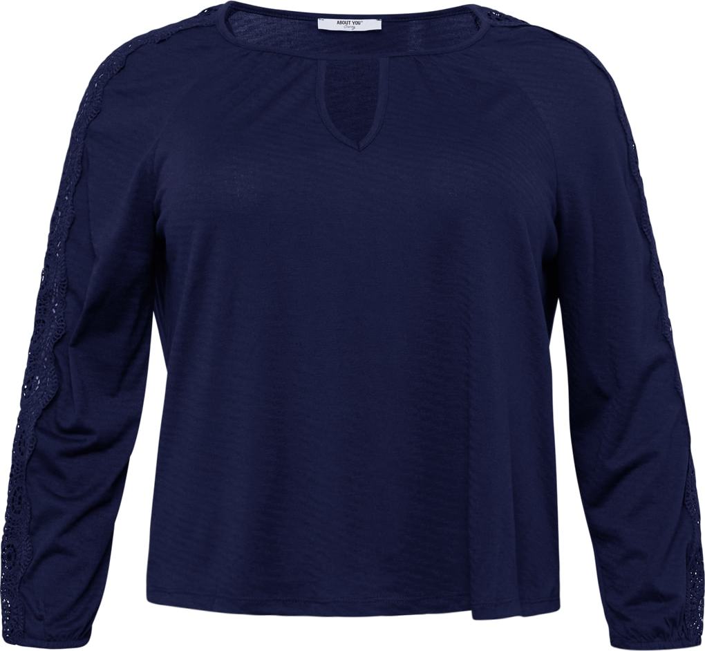 ABOUT YOU Curvy Tričko 'Jeanina' tmavě modrá