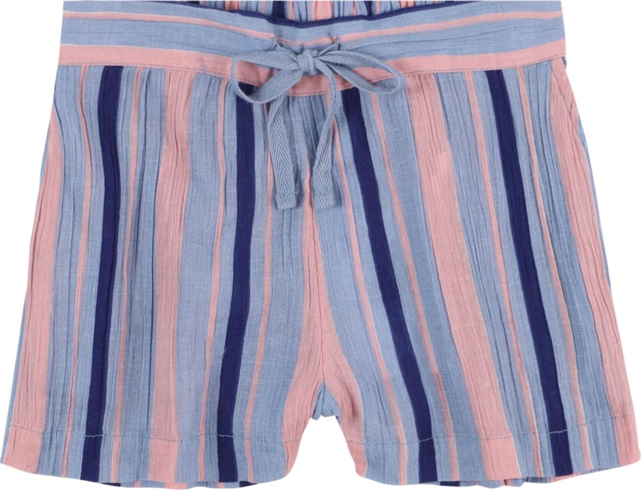 ABOUT YOU Kalhoty 'Stefanie' námořnická modř / kouřově modrá / růžová