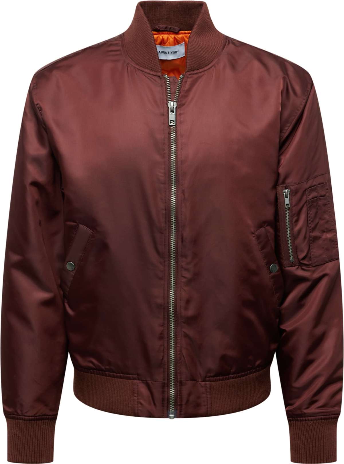 ABOUT YOU Přechodná bunda 'Levin' čokoládová