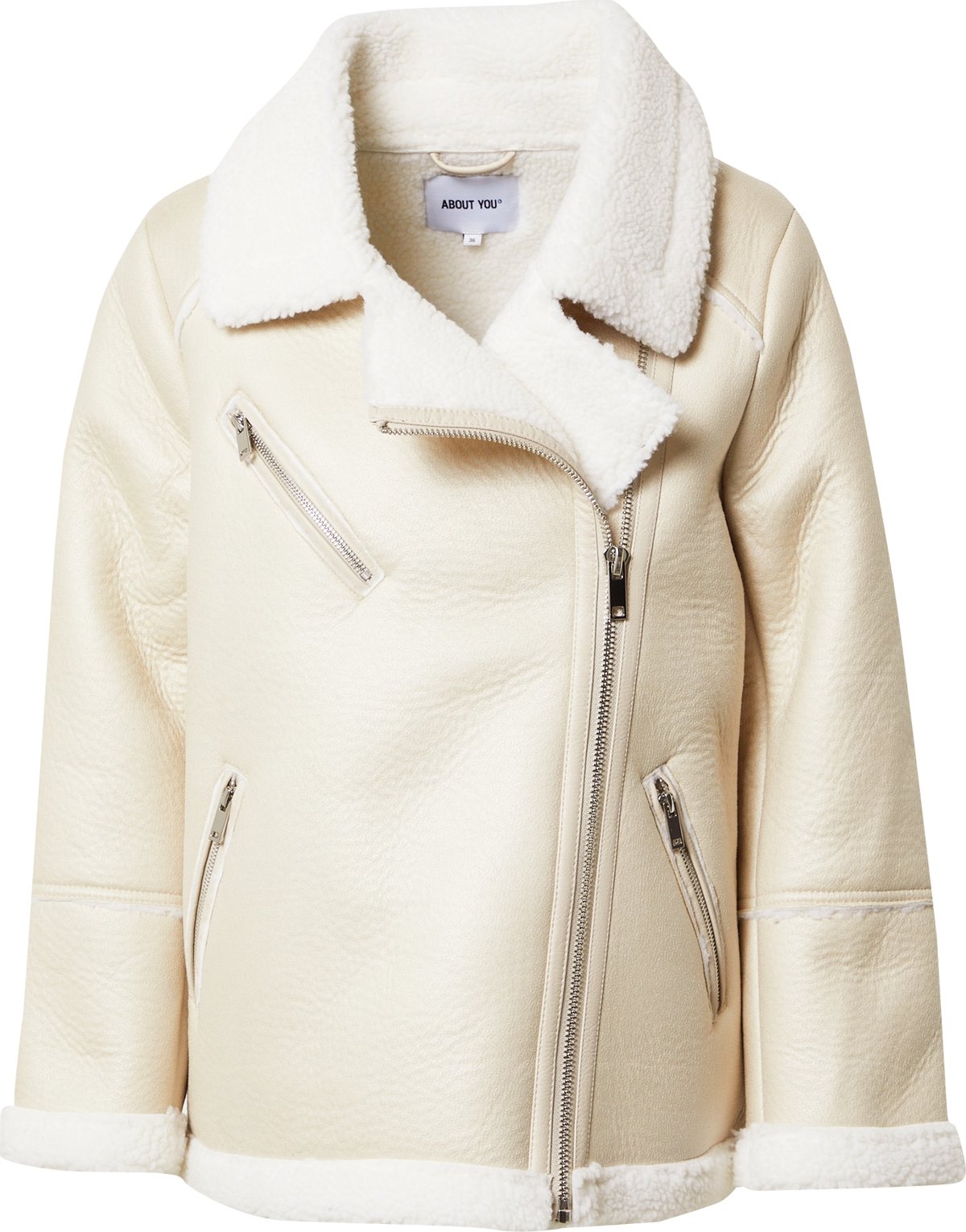 ABOUT YOU Přechodná bunda 'Rose' krémová