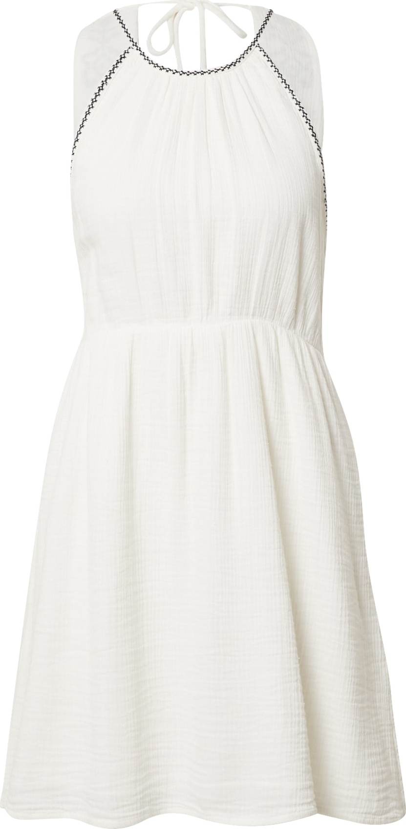 ABOUT YOU Šaty 'Elaine' černá / bílá