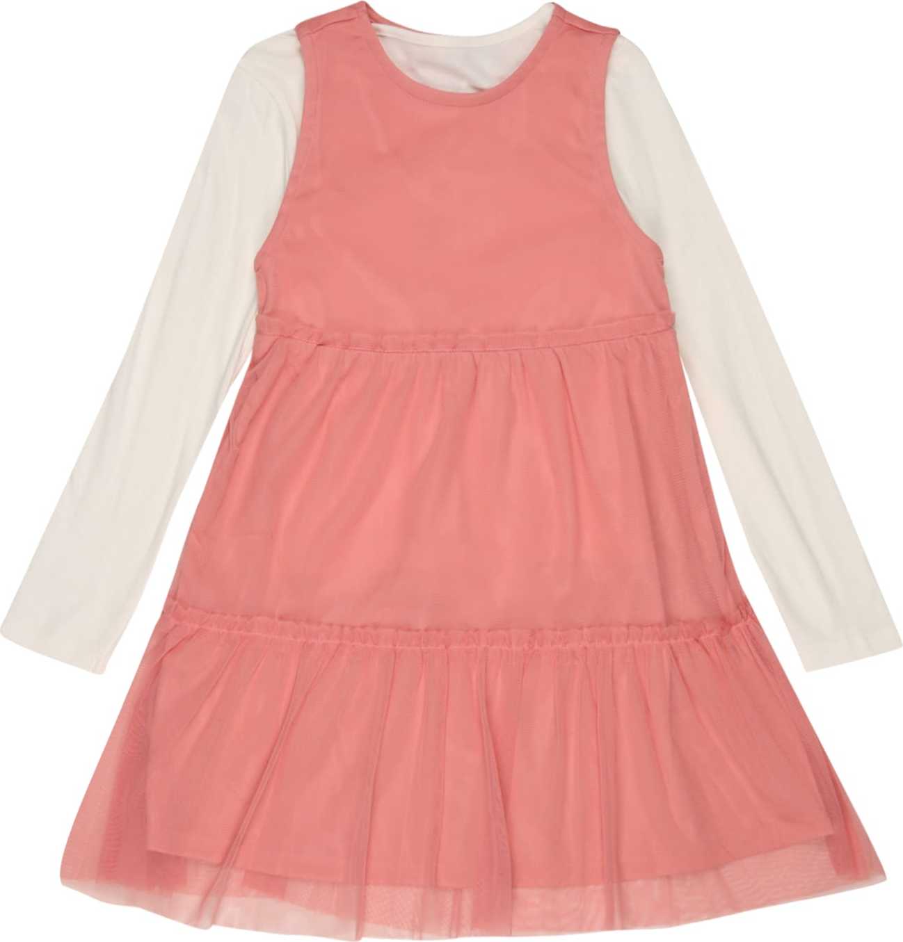 ABOUT YOU Šaty 'Hedda' růže / bílá