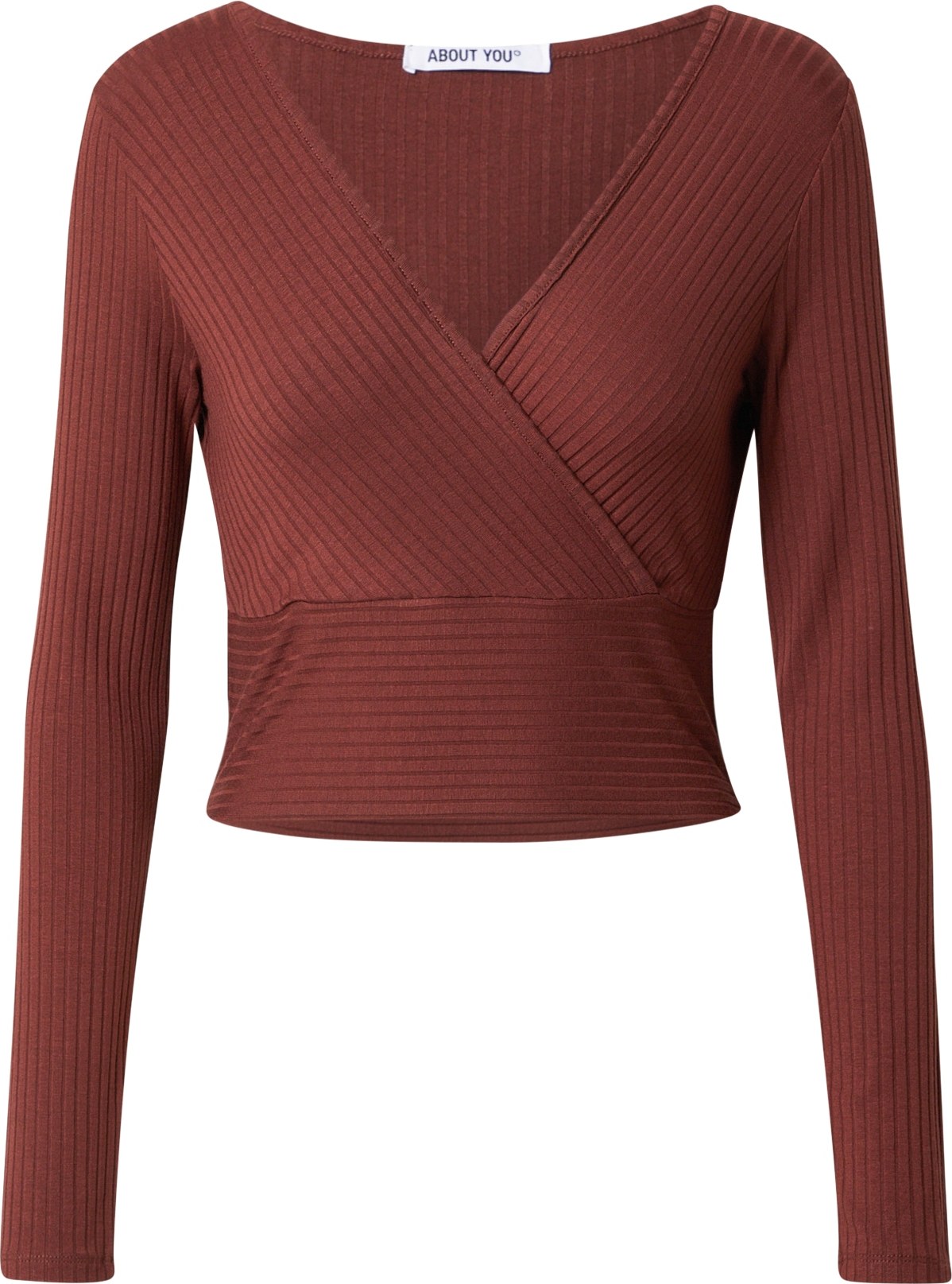 ABOUT YOU Tričko 'Cecile' hnědá