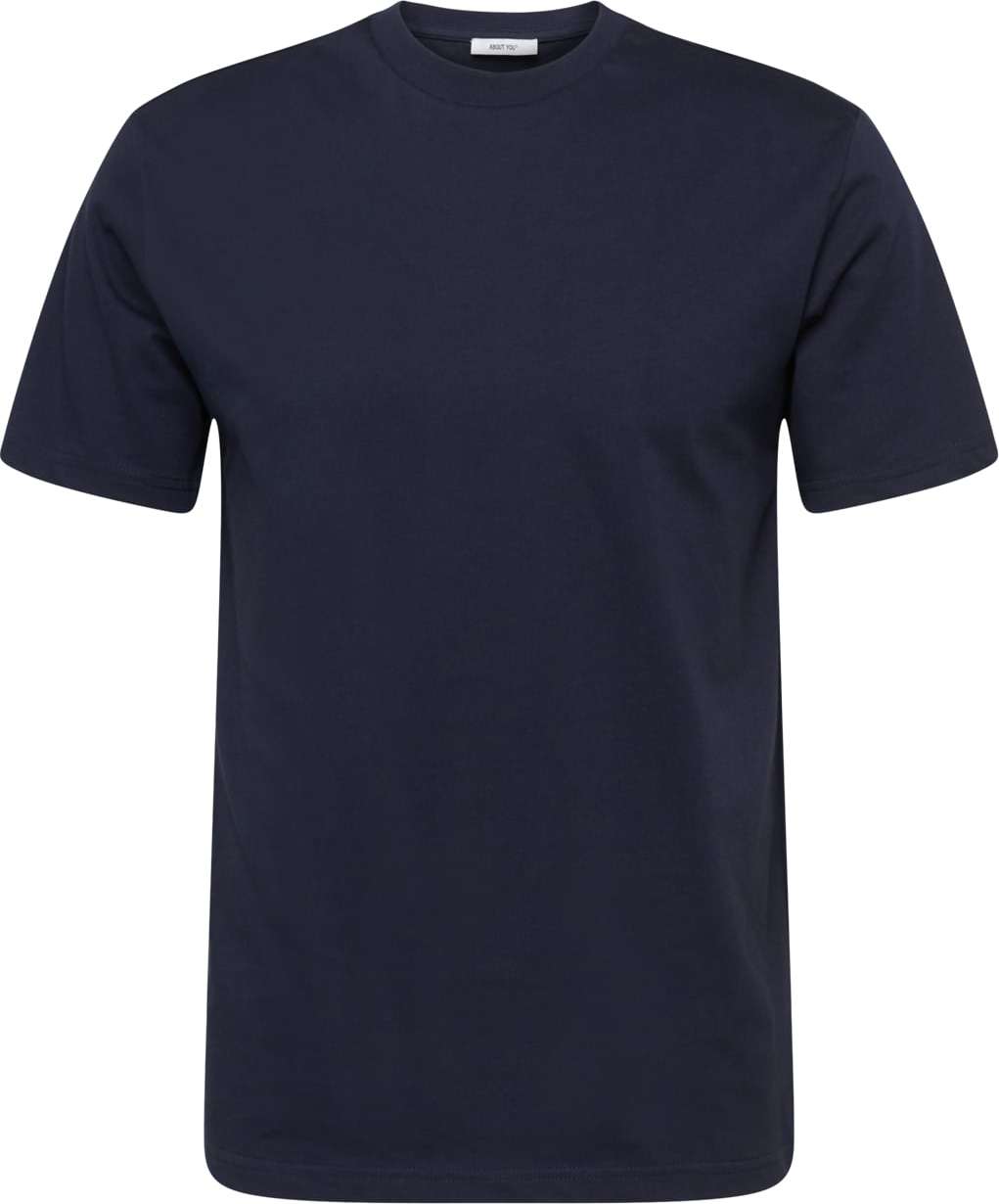 ABOUT YOU Tričko 'Len' tmavě modrá / zelená / bílá