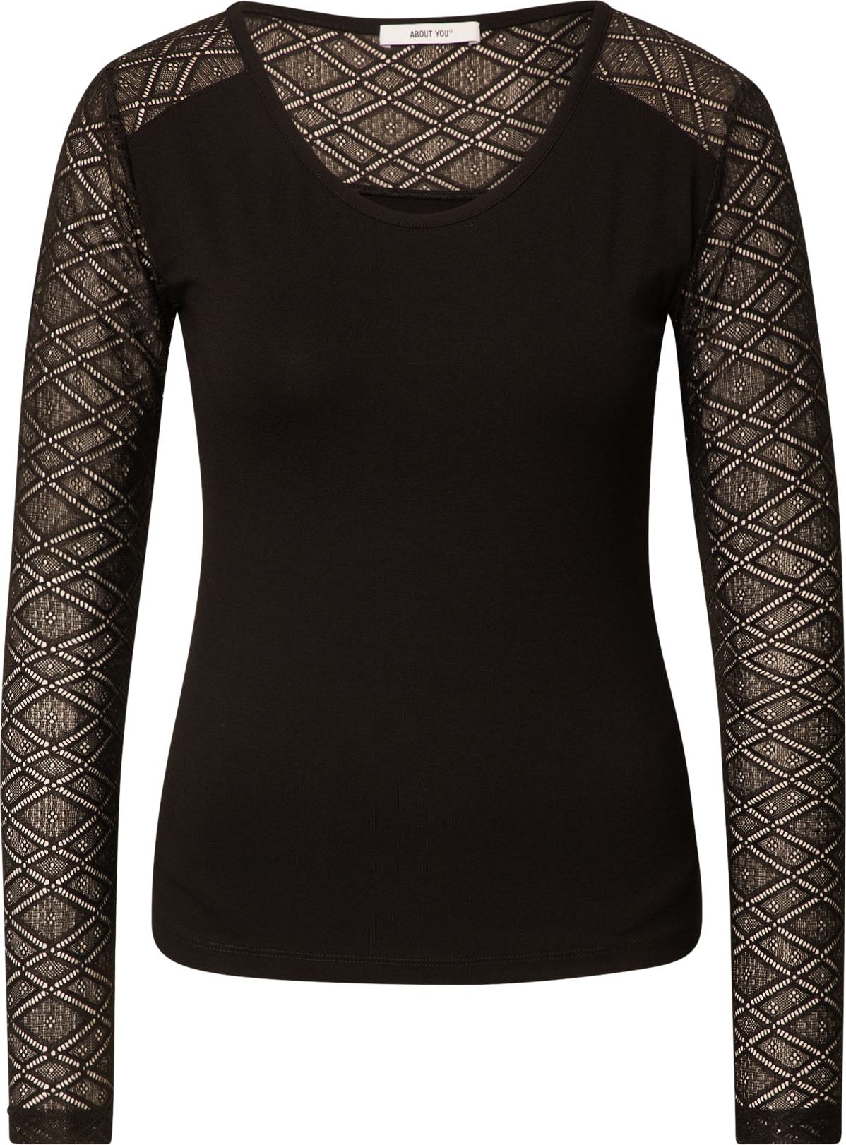 ABOUT YOU Tričko 'Rosanna' černá