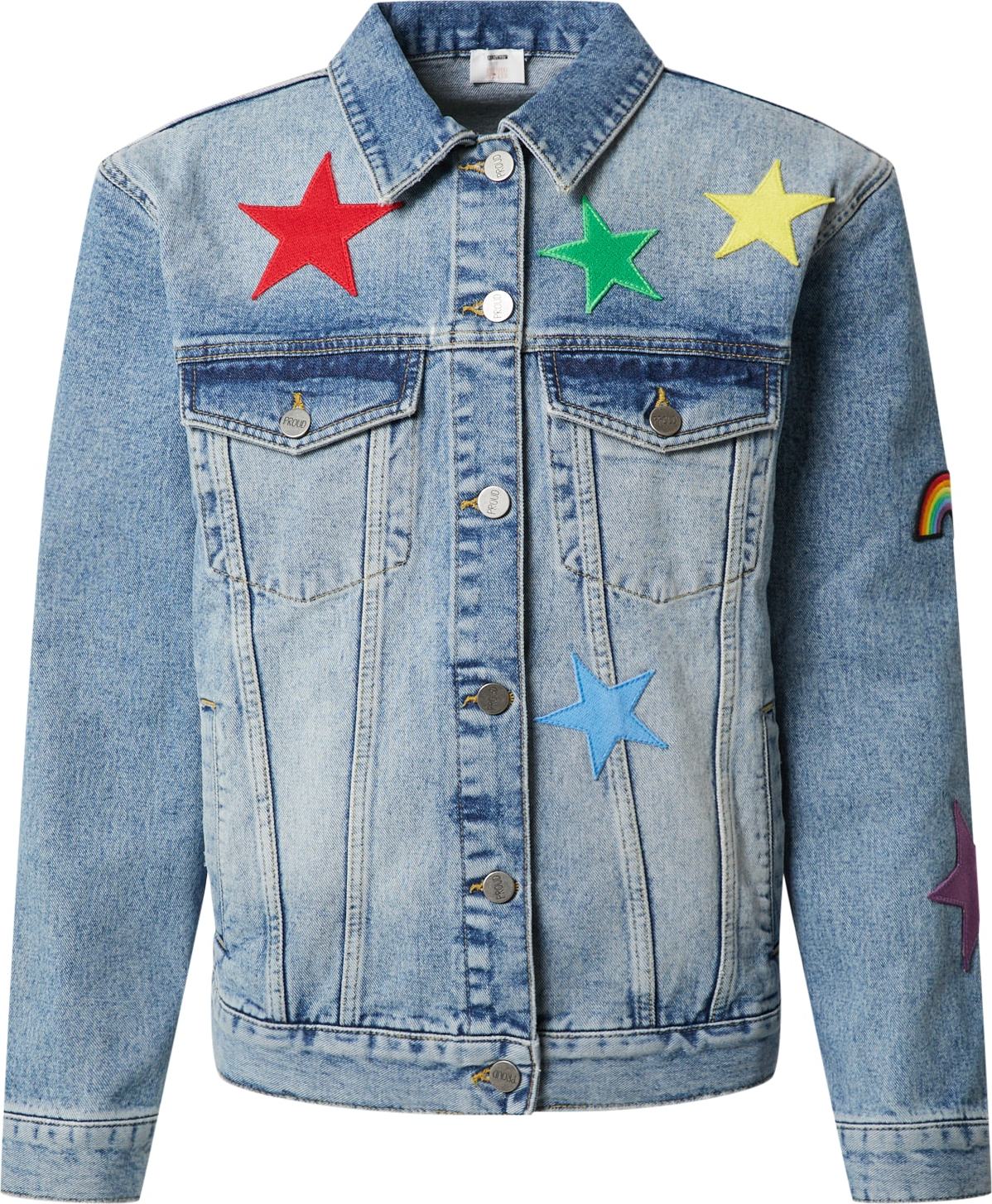 ABOUT YOU x Riccardo Simonetti Přechodná bunda 'Vincent' modrá džínovina