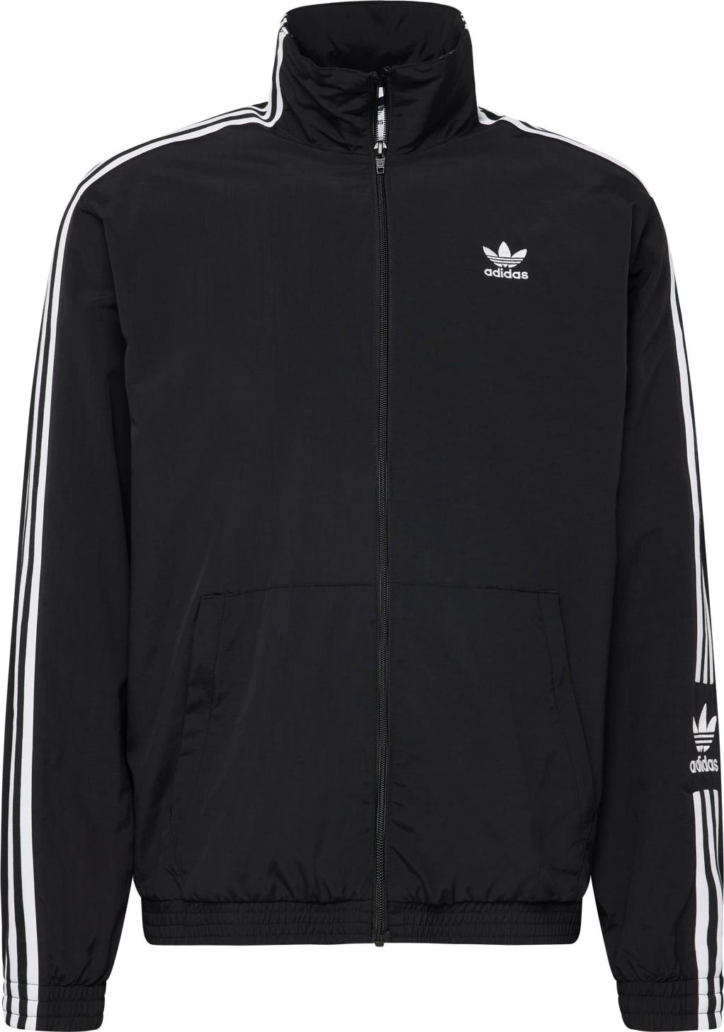 ADIDAS ORIGINALS Přechodná bunda černá / bílá