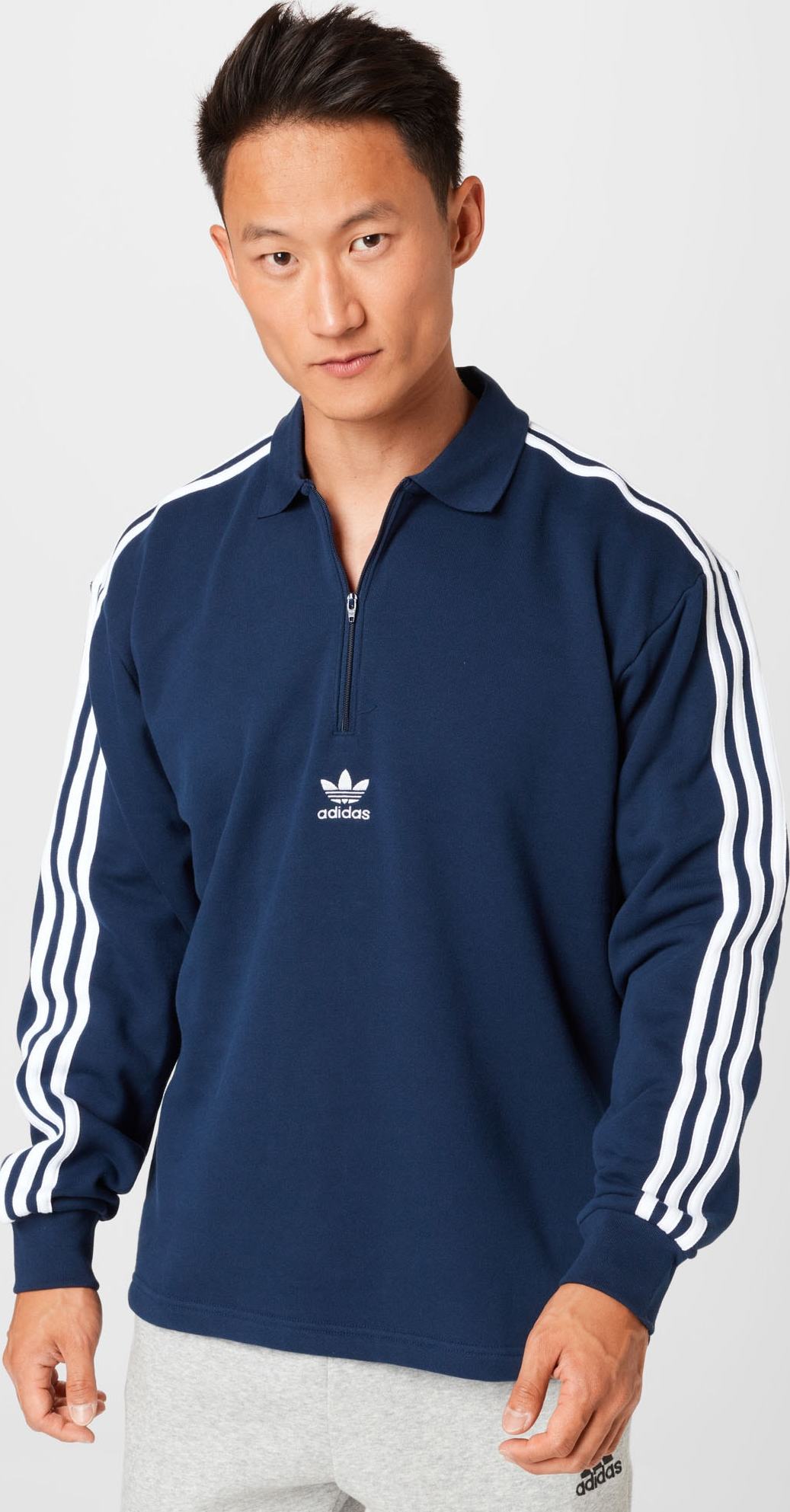 ADIDAS ORIGINALS Mikina modrá / bílá