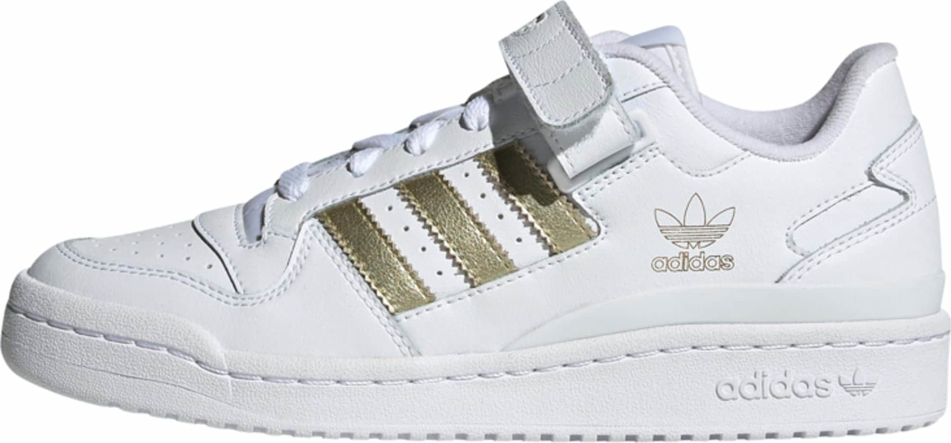 ADIDAS ORIGINALS Tenisky 'Forum' zlatá / bílá