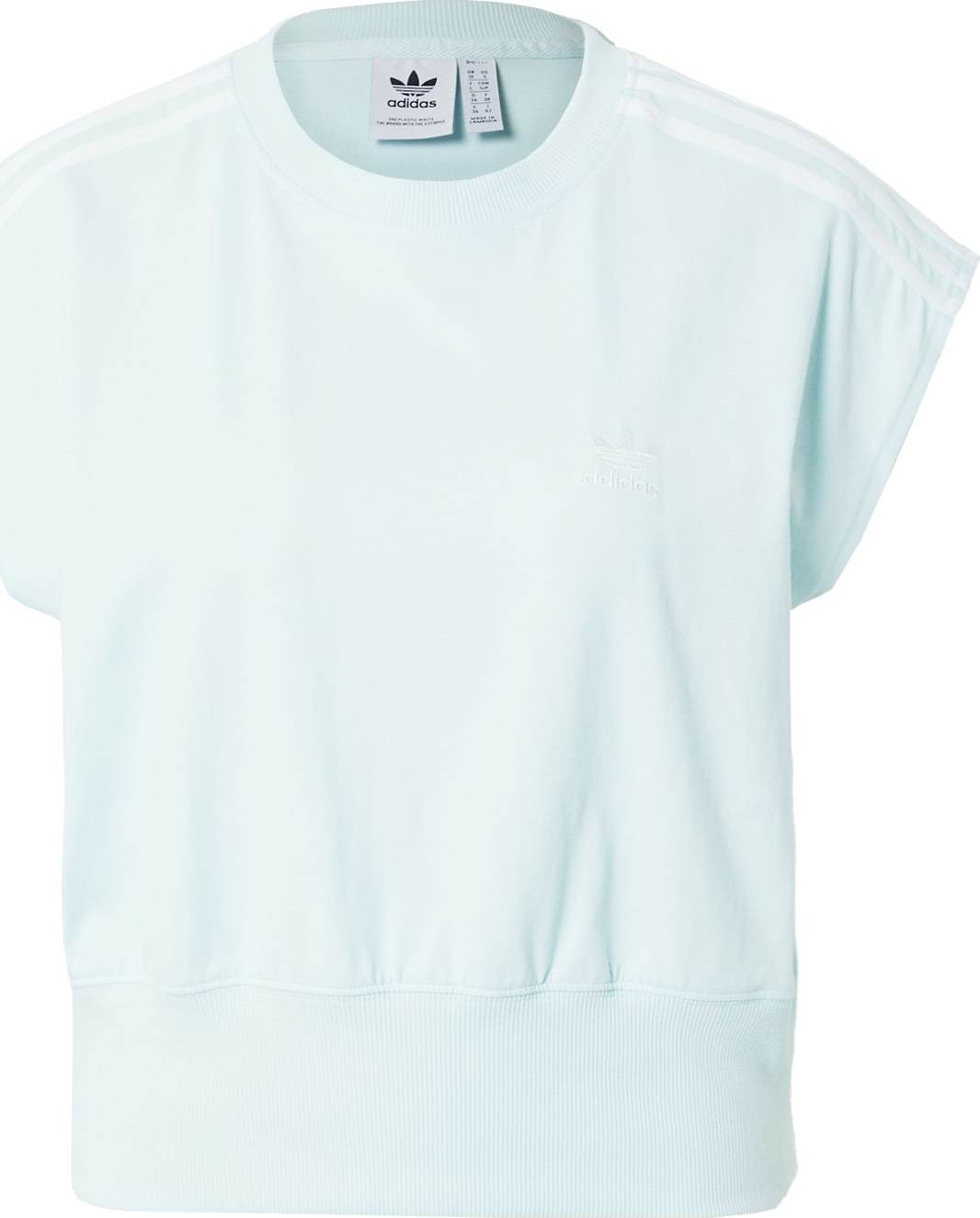 ADIDAS ORIGINALS Tričko pastelová modrá / bílá