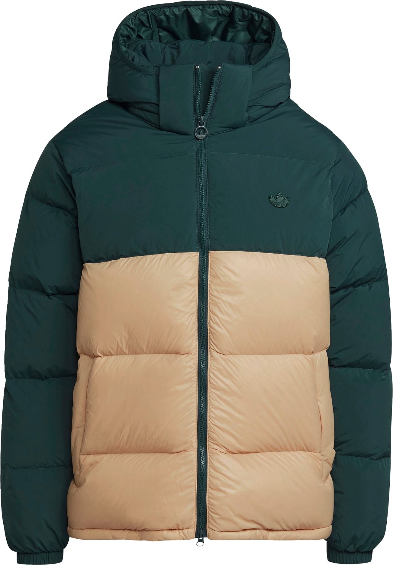 ADIDAS ORIGINALS Zimní bunda béžová / zelená