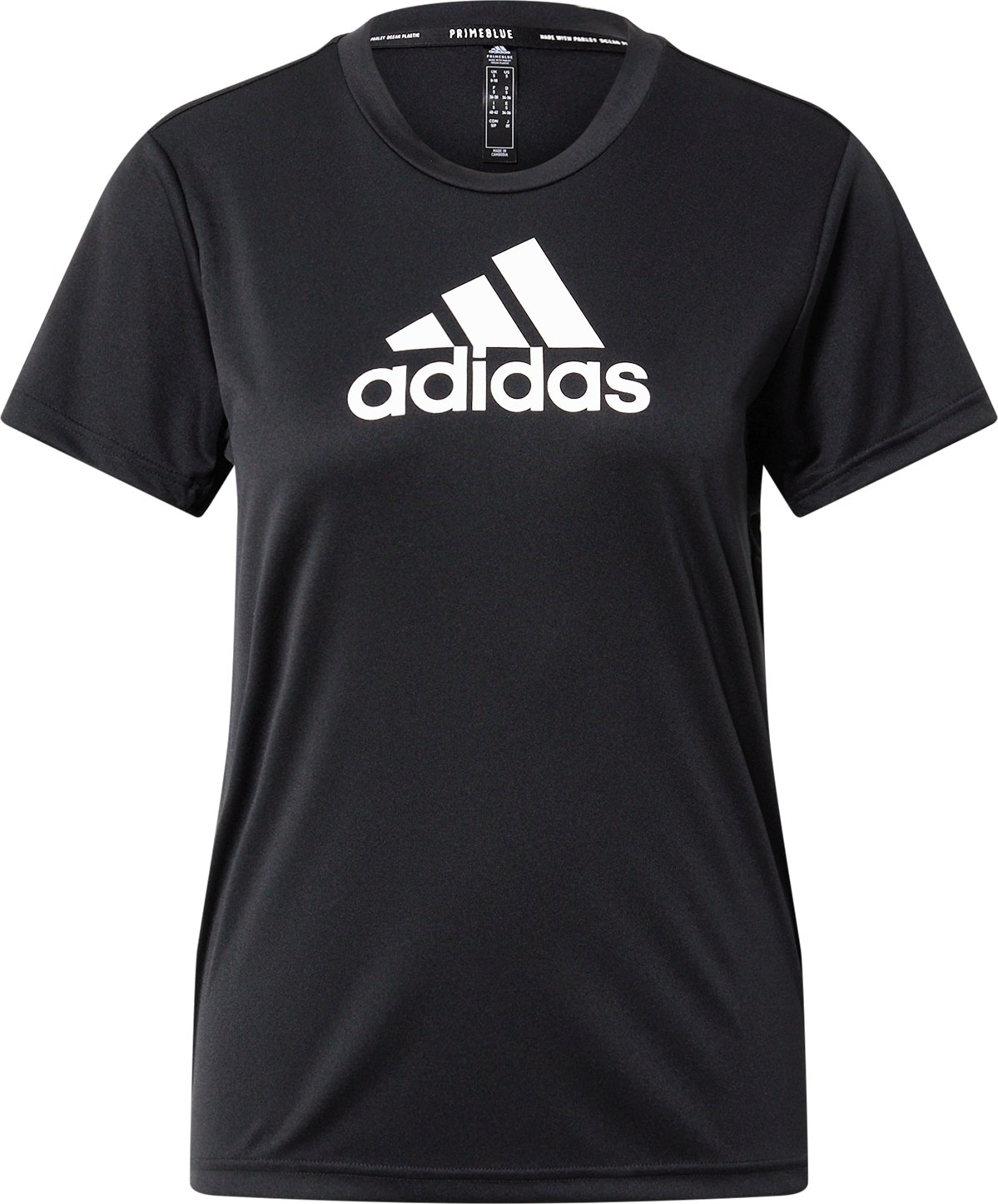 ADIDAS SPORTSWEAR Funkční tričko černá / bílá