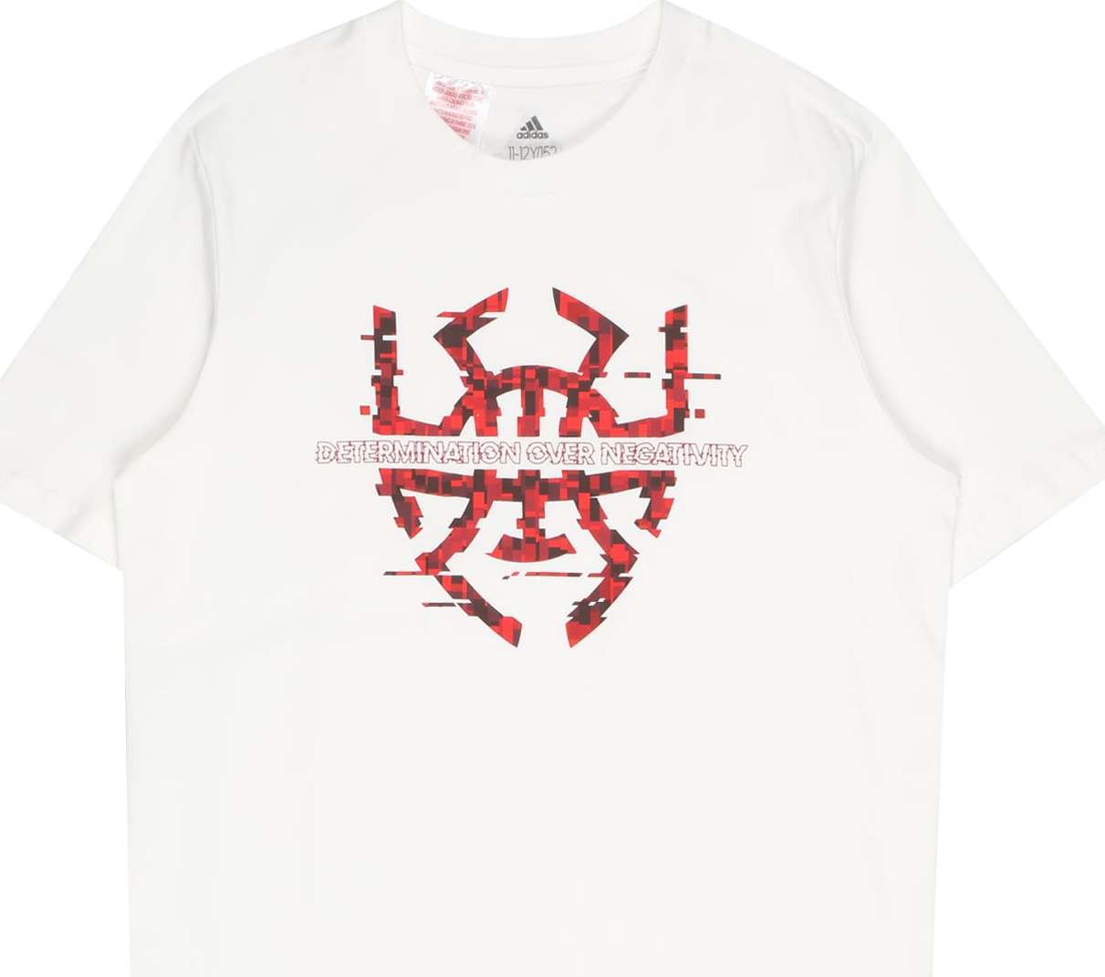 ADIDAS PERFORMANCE Funkční tričko 'Donovan Mitchell D.O.N.' vínově červená / ohnivá červená / pastelově červená / bílá