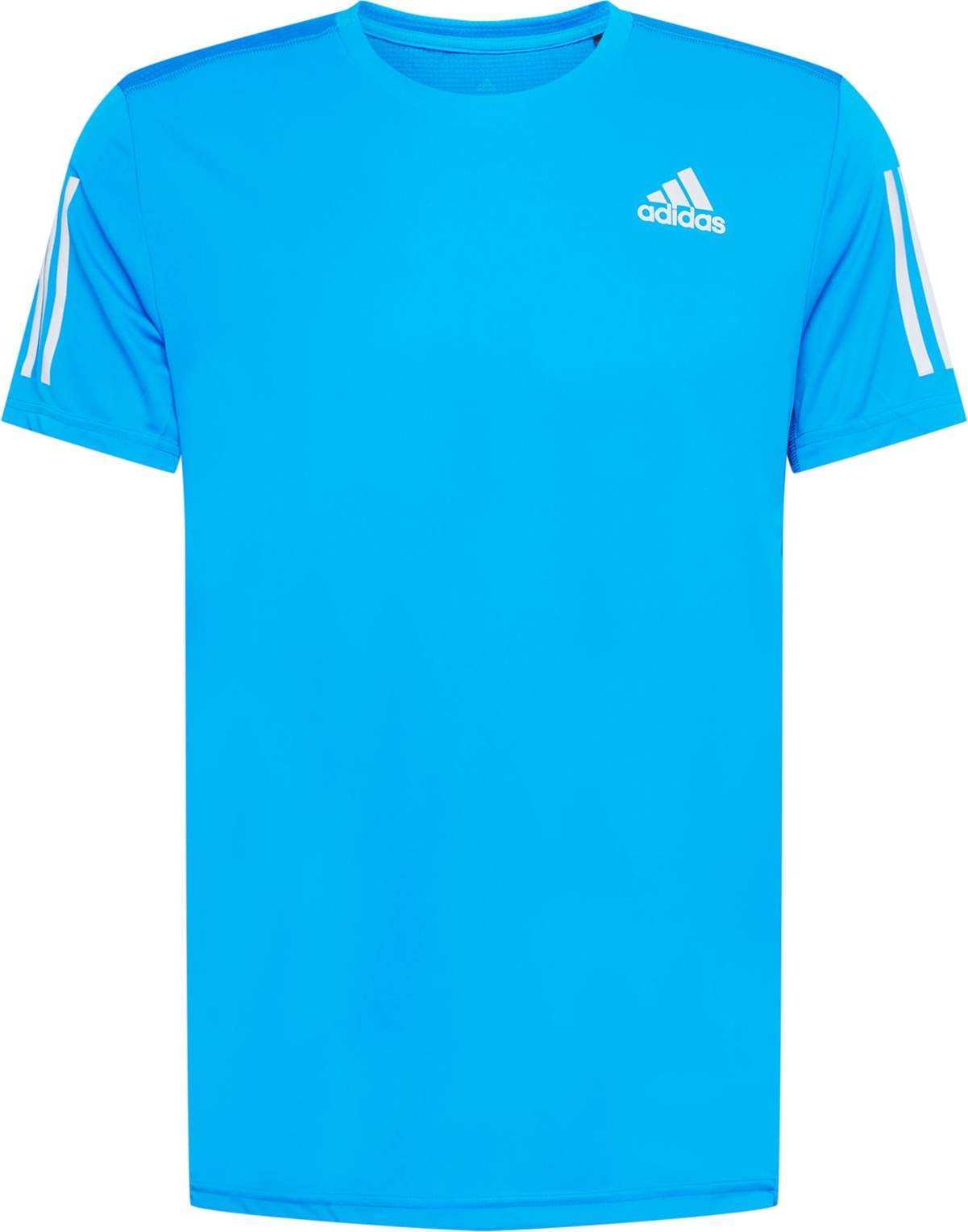 ADIDAS SPORTSWEAR Funkční tričko 'Own the Run' azurová modrá / bílá