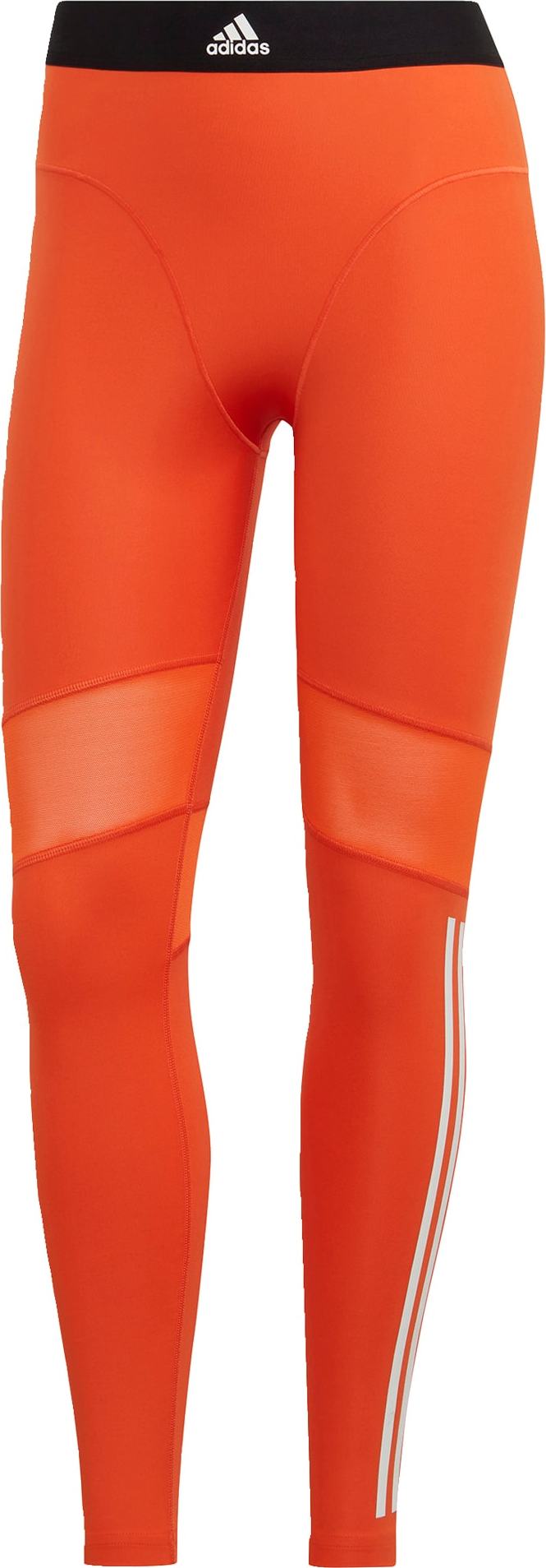 ADIDAS SPORTSWEAR Sportovní kalhoty oranžová / černá / bílá