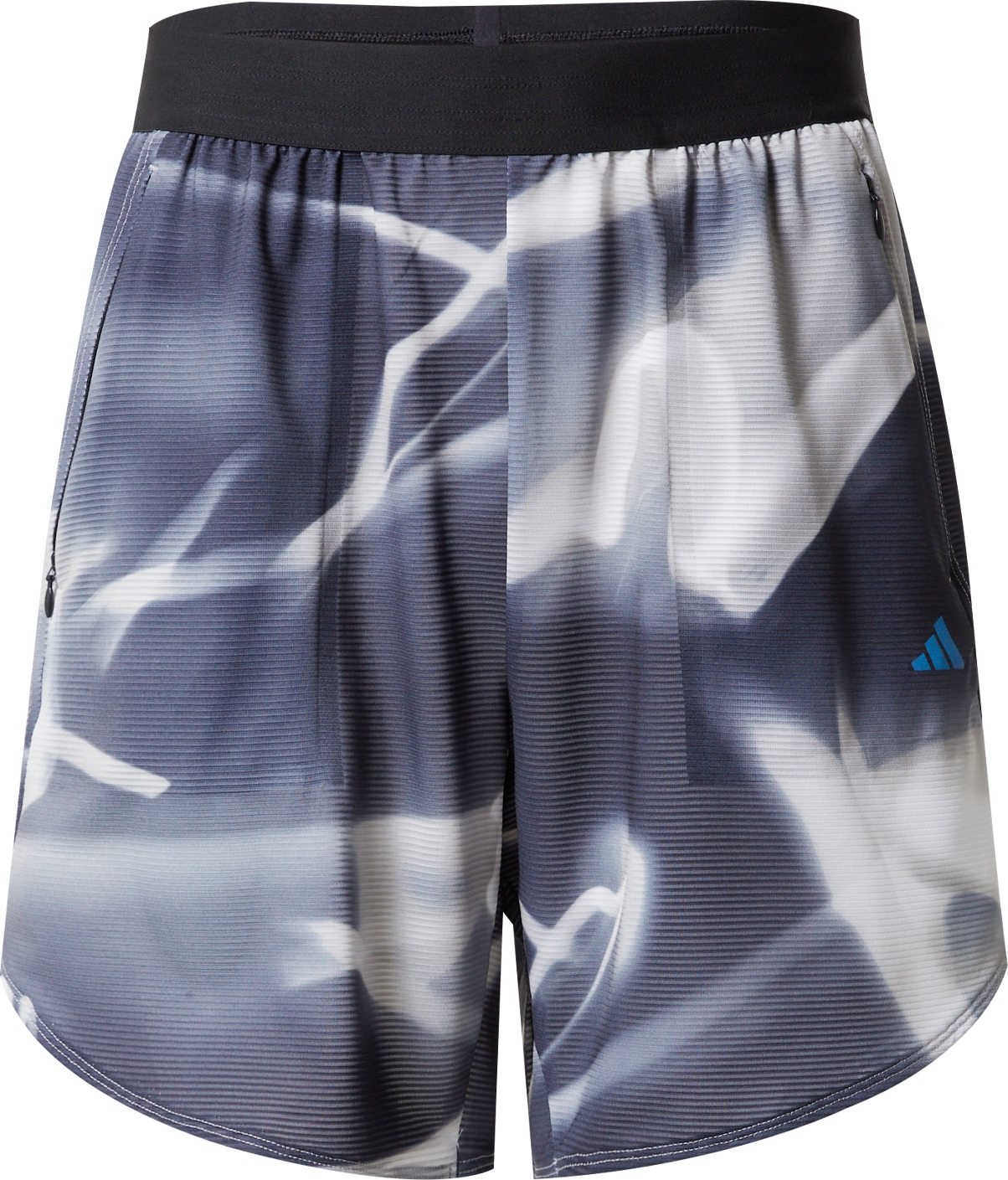 ADIDAS PERFORMANCE Sportovní kalhoty šedá / černá / bílá