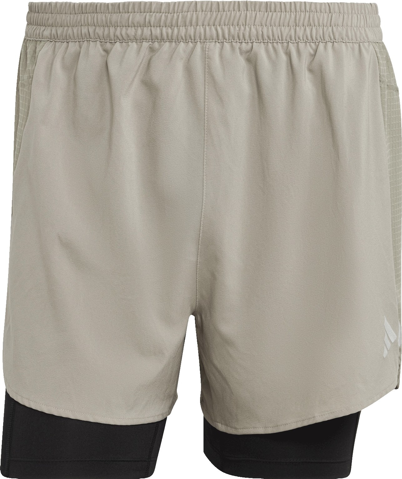 ADIDAS PERFORMANCE Sportovní kalhoty šedá / pastelově zelená / černá