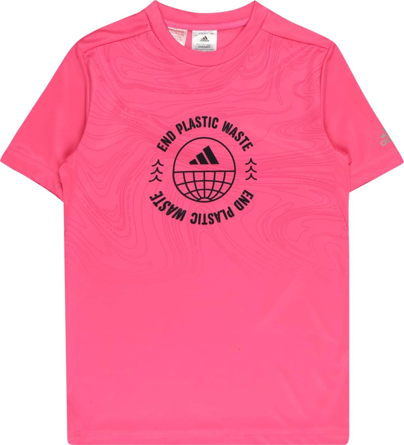 ADIDAS SPORTSWEAR Funkční tričko šedá / pink / černá