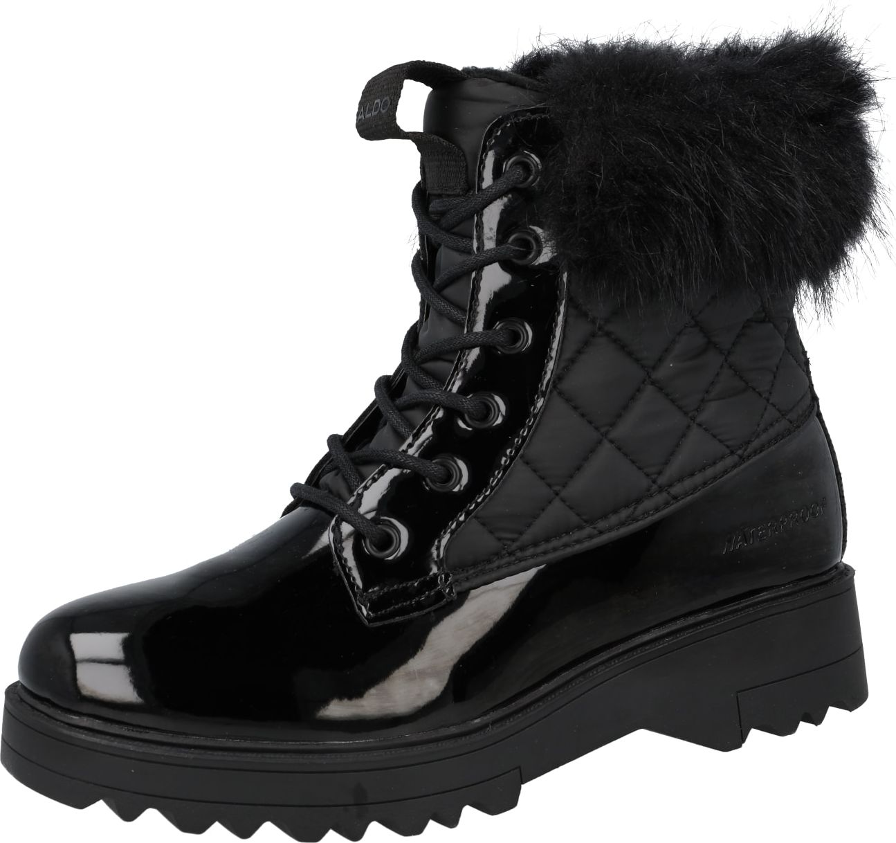 ALDO Šněrovací kozačky 'BREADDA' černá